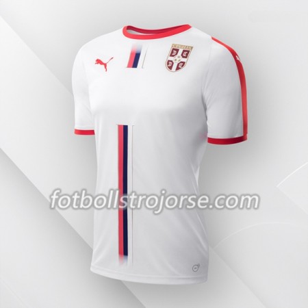 Serbien Matchtröjor Borta Fotbollströja VM 2018 Serbien Matchtröjor Borta Fotbollströja VM 2018